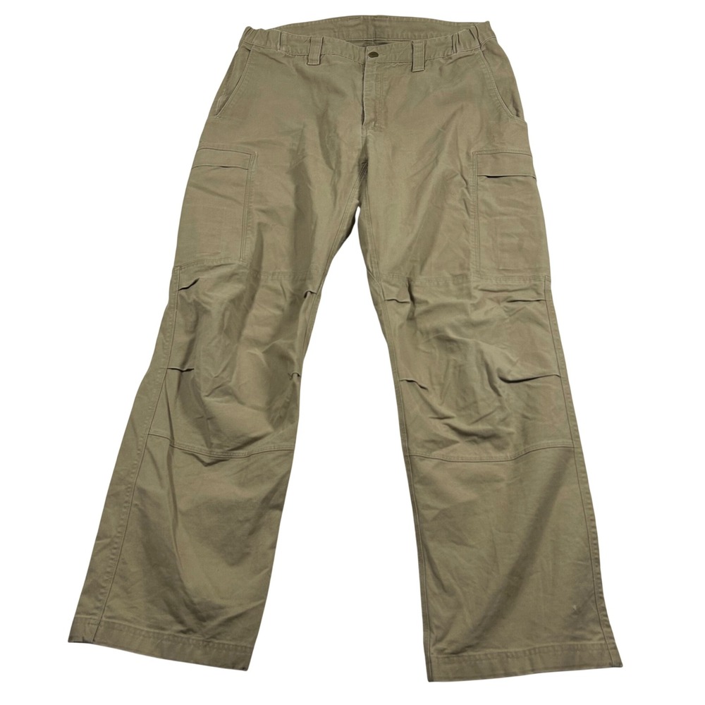 Vertx Tactical Cargo Pants Mens 38/32 Khaki Tan Stretch Canvas Workwear Trousers